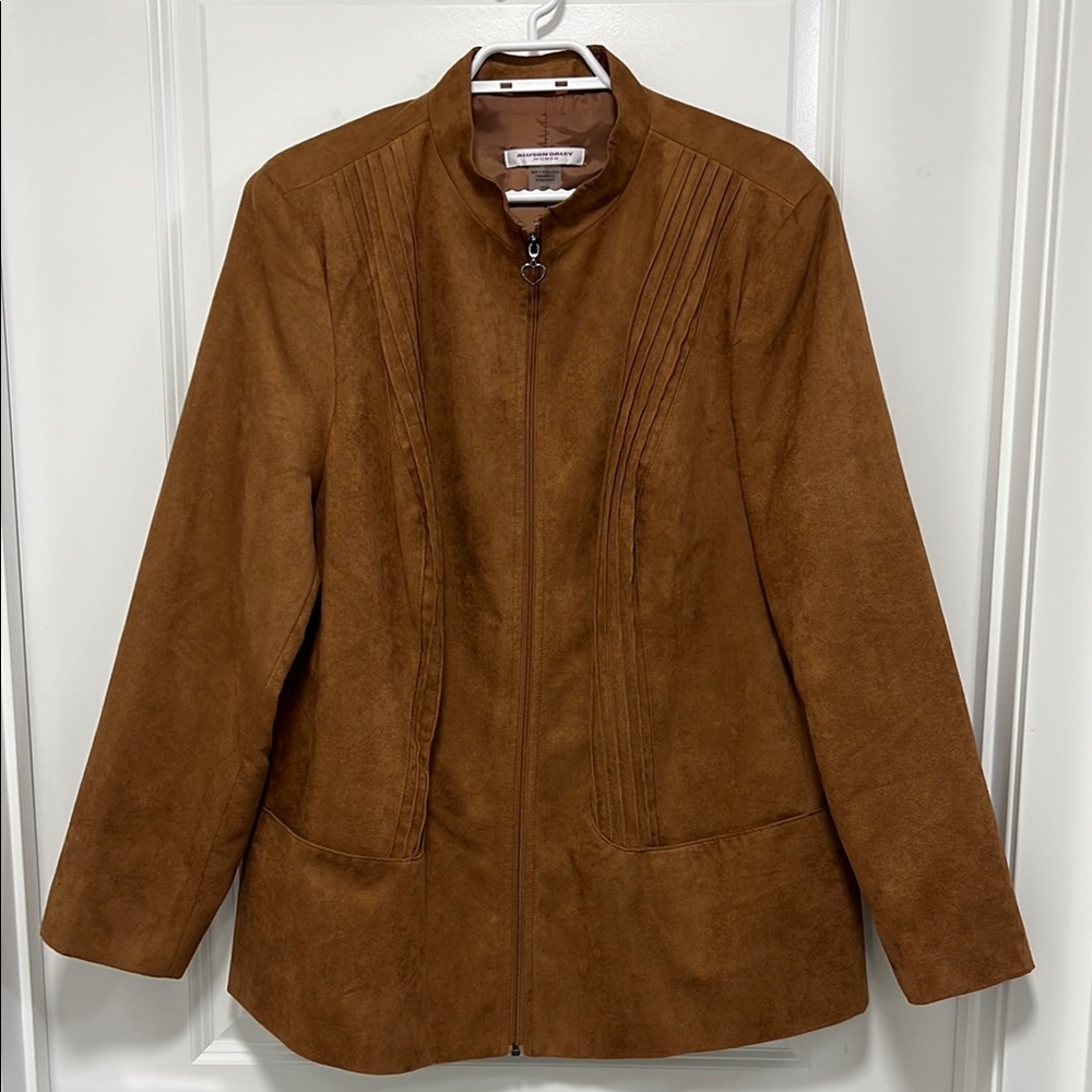 Brown Suede Women's Jacket